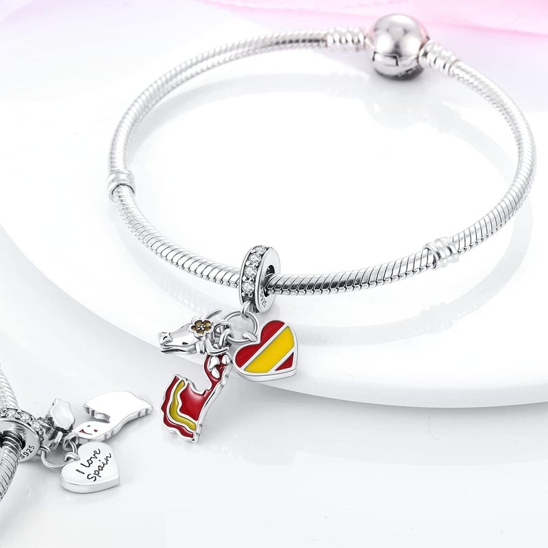 Parmuz Charms for Bracelets 925 Sterling Silver Butterfly summer travel Ocean Lucky charm beads Pendant Jewelry for Woman Mom - Image 2
